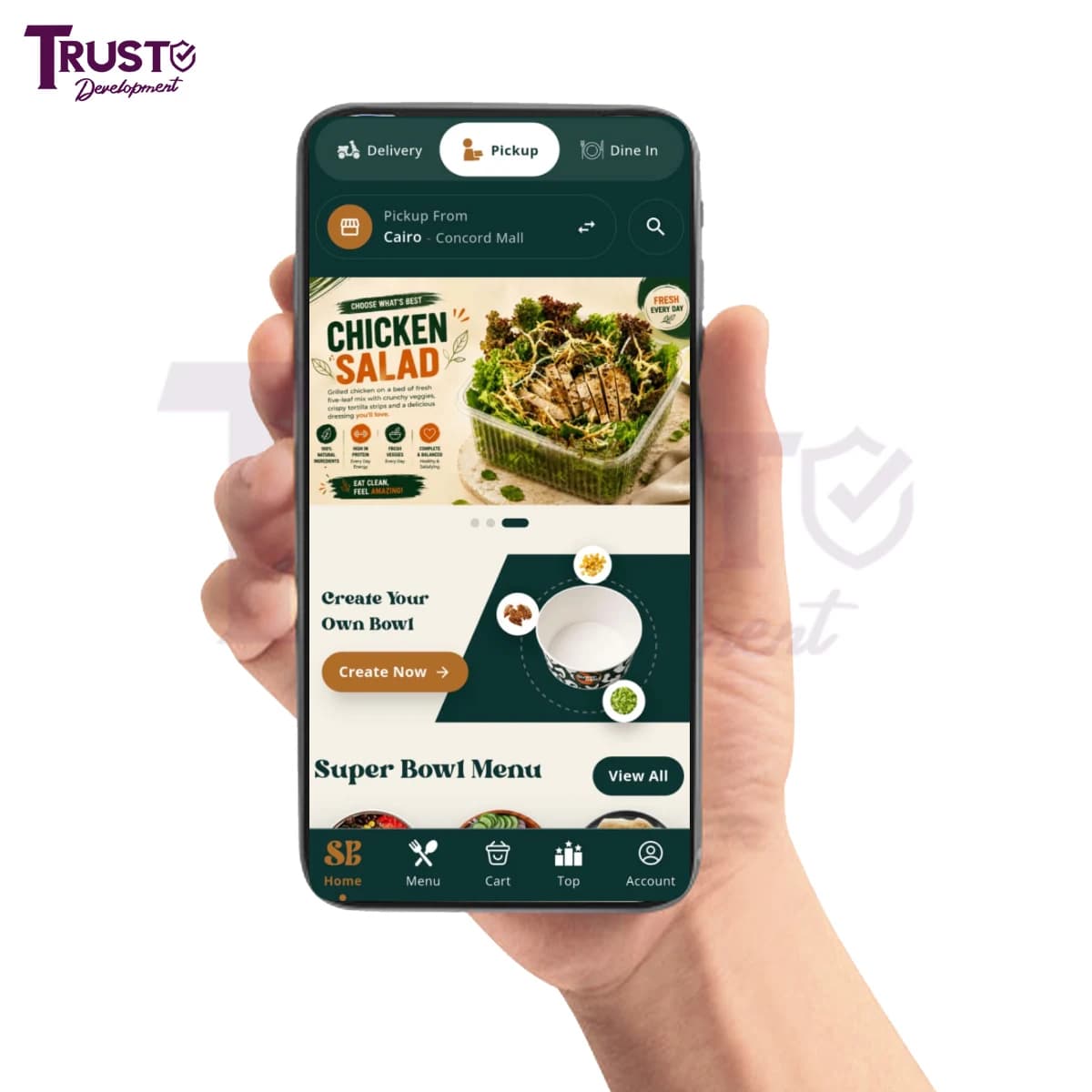 تطوير وتصميم تطبيق ذا سوبر بول