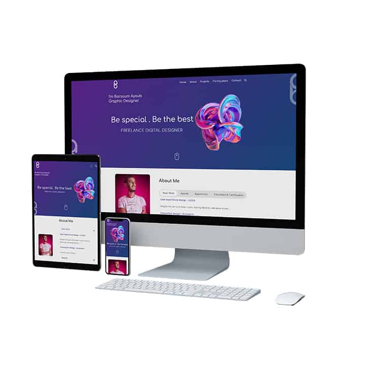 Graphic Designer Portfolio Website