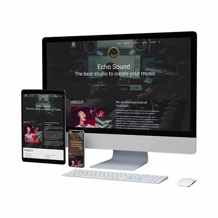 Sound Studio Website